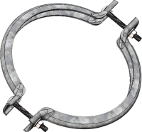 RIPCO Distribution - 6" RIPCO Distribution Galvanized Clamp Band