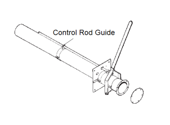 Hutchinson - 10" Hutchinson Control Rod Guide for Bin Flange