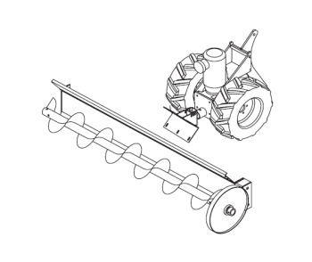 Hutchinson - Hutchinson Tractor with 1Ph TEFC Motor for 1012 Series
