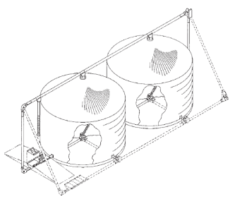 Hutchinson - (2) 15HP Hutchinson 6" Basic 4 Corner System with Drive