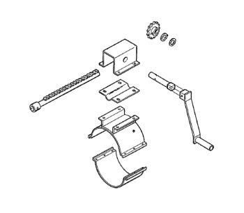 Hutchinson - Hutchinson Manual Rack & Pinion Control for 12" Commercial Loop System