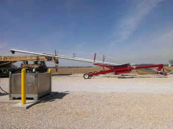 New 10" x 62' Hutchinson Swing Away Auger