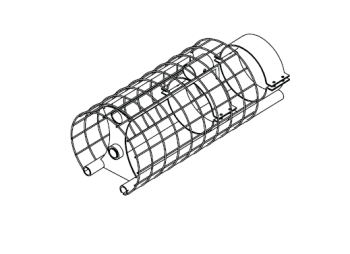 Hutchinson - 14" Hutchinson Intake Guard with Bearing