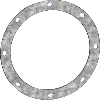 RIPCO Distribution - 10" RIPCO Distribution 10GA Galvanized Round Flat Ring