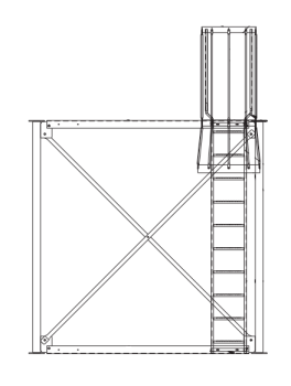 10' Tower Ladder Package with Step Thru