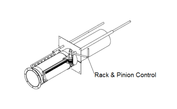 Hutchinson - 10" Hutchinson Rack & Pinion Control for Power Sweep