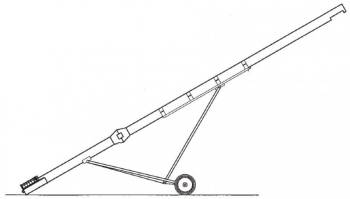 Hutchinson - 8" X 37' Hutchinson In-Line Portable Auger - Painted