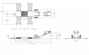 Hutchinson - Hutchinson Portable Drive-Over Chain Conveyor - Hydraulic