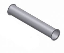 RIPCO Distribution - 20" x .250GA RIPCO Distribution Round Galvanized Spouting