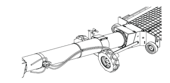 Hutchinson - 13" Hutchinson Optional Swing-Away Hopper With Hydraulic Drive Kit
