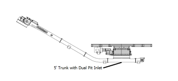 Hutchinson - Hutchinson 5' Trunk with Dual Pit Inlet