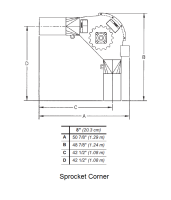 Hutchinson - (2) 30HP Hutchinson 8" Basic 4 Corner System with Drive and Auto Take-Up - Image 6