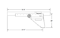 Hutchinson - Hutchinson 90° Discharge with 42" Gate and Control Wheel for 12" Commercial Loop System - Image 2