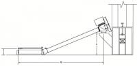 Hutchinson Portable Augers - Hutchinson Swing-Away Hoppers for Bucket Elevators - Hutchinson - 12" Hutchinson Swing Away Hopper for Bucket Elevator