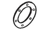 Hutchinson Spouting & Accessories - Hutchinson Round Flat Ring - Hutchinson - 8" Hutchinson Round Flat Ring