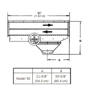 Hutchinson - Hutchinson Intermediate Outlet w/ Rack & Pinion Control for Model 50 - Image 2