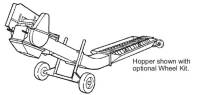 Hutchinson Swing-Away Hopper Wheel Kit - Model 50 or 85