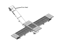 Hutchinson Chain Conveyors - Hutchinson Dual Hopper and Low Profile Chain Conveyors - Hutchinson - Hutchinson 10,000 BPH Drive Head for Low Profile